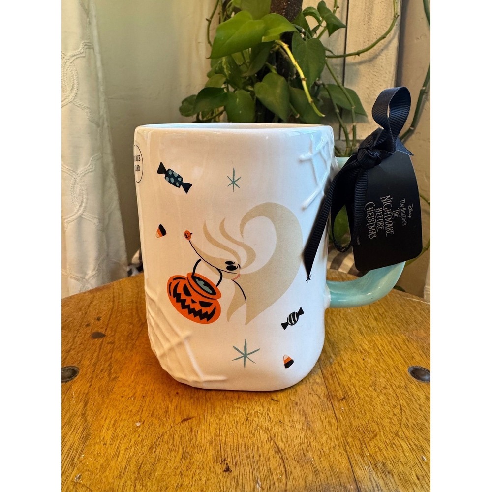 Rae Dunn Nightmare before Christmas mug "beware the Halloween hound" Disney